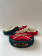 Snowflake Coaster & Basket (Set of 4)