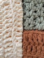 Chunky Finger-Knit Throw Blanket