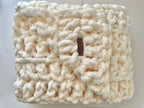 Chunky Finger-Knit Throw Blanket