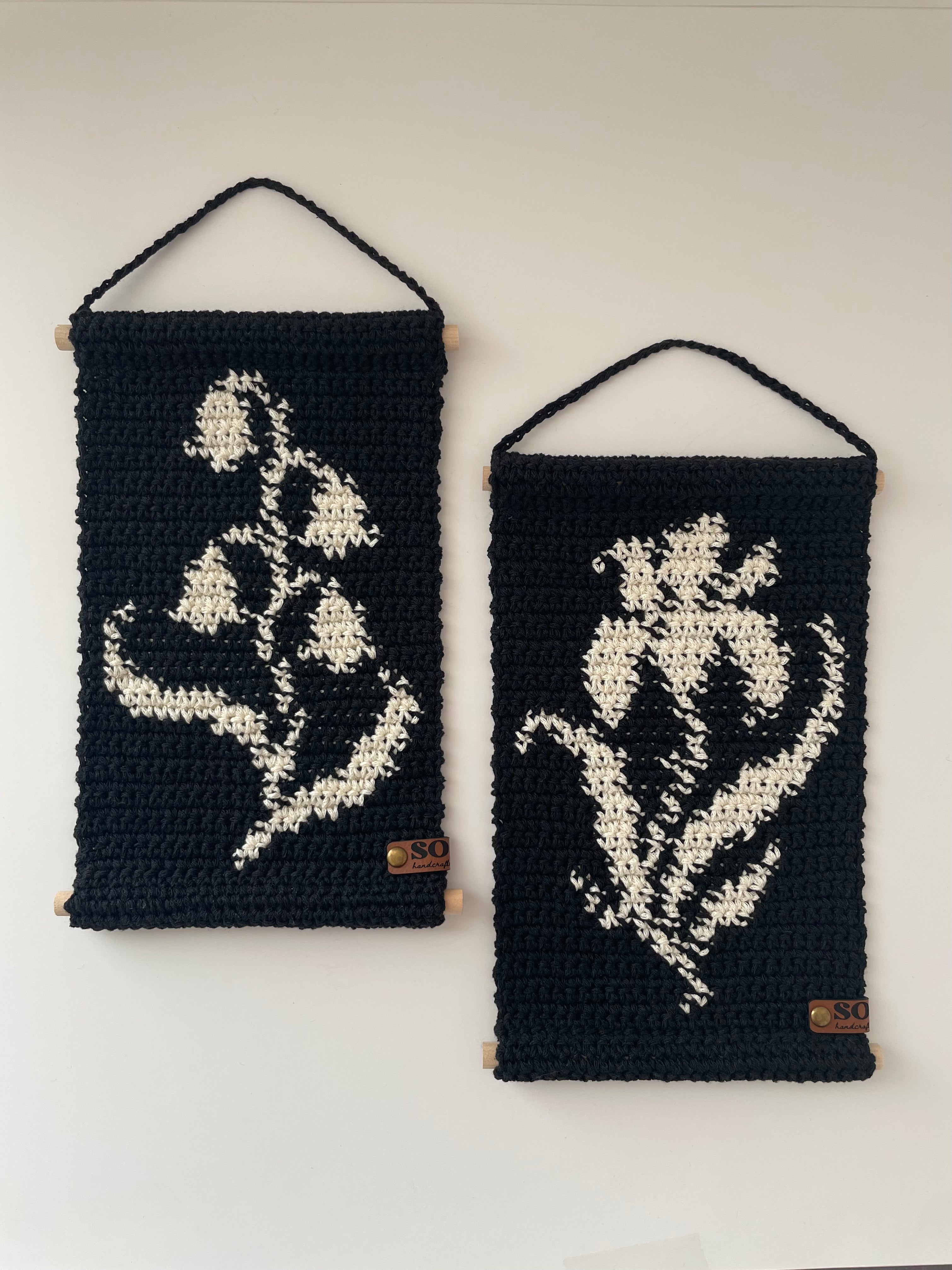 Crochet Tapestry Wall Art - Small